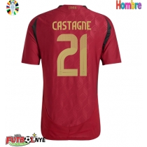 Camiseta Bélgica Timothy Castagne #21 Primera Equipación Eurocopa 2024 manga corta